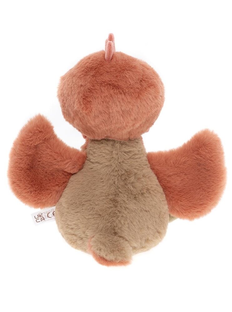 Charlie Bears Knuffel Clucky Chicken Marmalade Orange M 27 cm