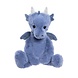 Charlie Bears Knuffel Draco Dragon Denim Blue L 34 cm