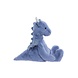 Charlie Bears Knuffel Draco Dragon Denim Blue L 34 cm
