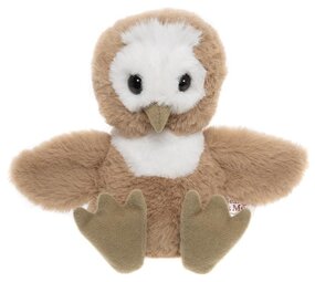 Charlie Bears Knuffel Hoot Owl Oatmeal Brown S 22 cm