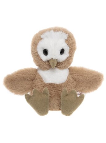 Charlie Bears Knuffel Hoot Owl Oatmeal Brown S 22 cm