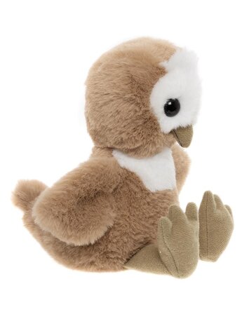 Charlie Bears Knuffel Hoot Owl Oatmeal Brown S 22 cm