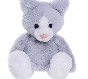 Charlie Bears Knuffel Pip Mouse Silver Grey S 18 cm