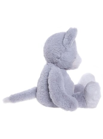 Charlie Bears Knuffel Puddy Kitten Cloudy Grey M 29 cm