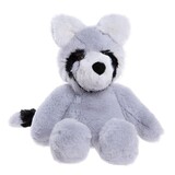 Charlie Bears Knuffel Riley Raccoon Cloudy Grey M 24 cm
