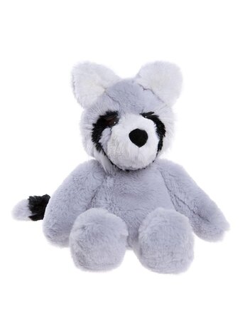 Charlie Bears Knuffel Riley Raccoon Cloudy Grey M 24 cm