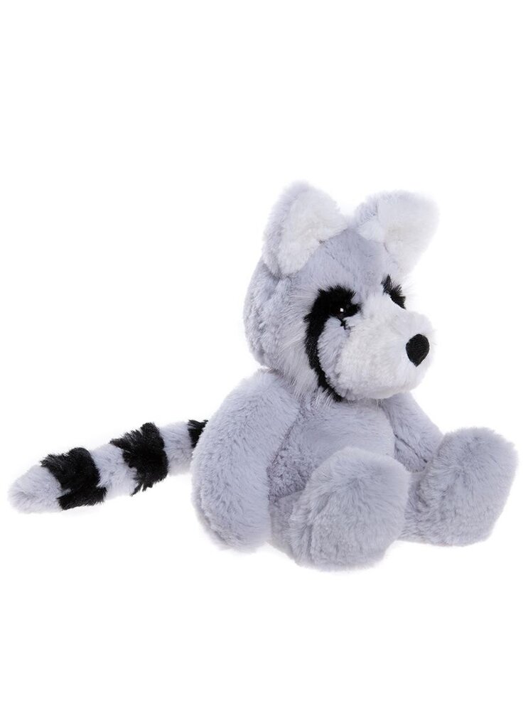 Charlie Bears Knuffel Riley Raccoon Cloudy Grey M 24 cm