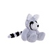 Charlie Bears Knuffel Riley Raccoon Cloudy Grey M 24 cm