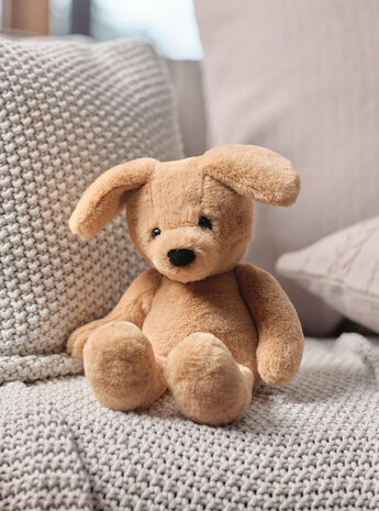 Charlie Bears Knuffel Ruff Puppy Oatmeal Brown M 30 cm