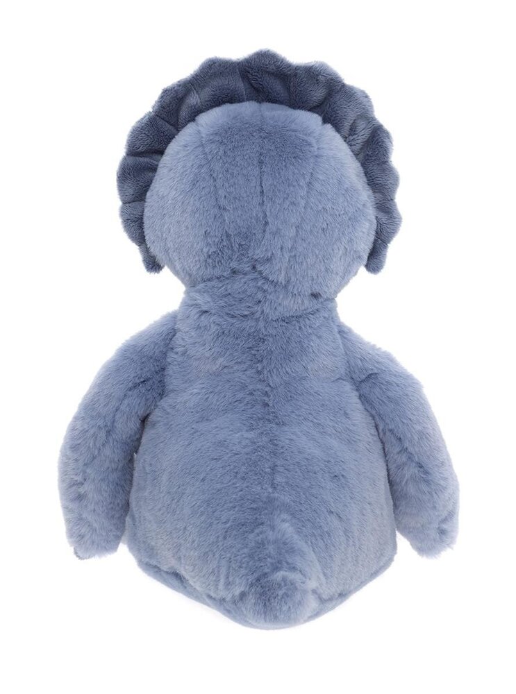 Charlie Bears Knuffel Troy Triceratops Denim Blue L 38 cm