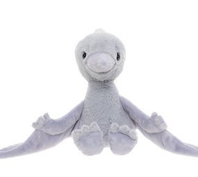 Charlie Bears Knuffel Wings Pterodactyl Cloudy Grey L 36 cm