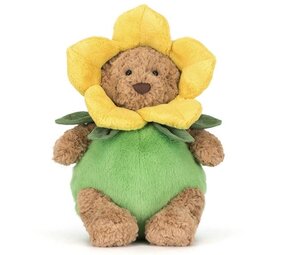 Jellycat Knuffel Bartholomew Bear Daffodil Outfit