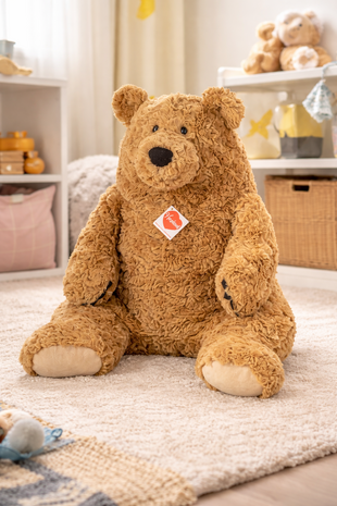 Hermann Teddy Knuffel Bruine Beer Casimir 50 cm