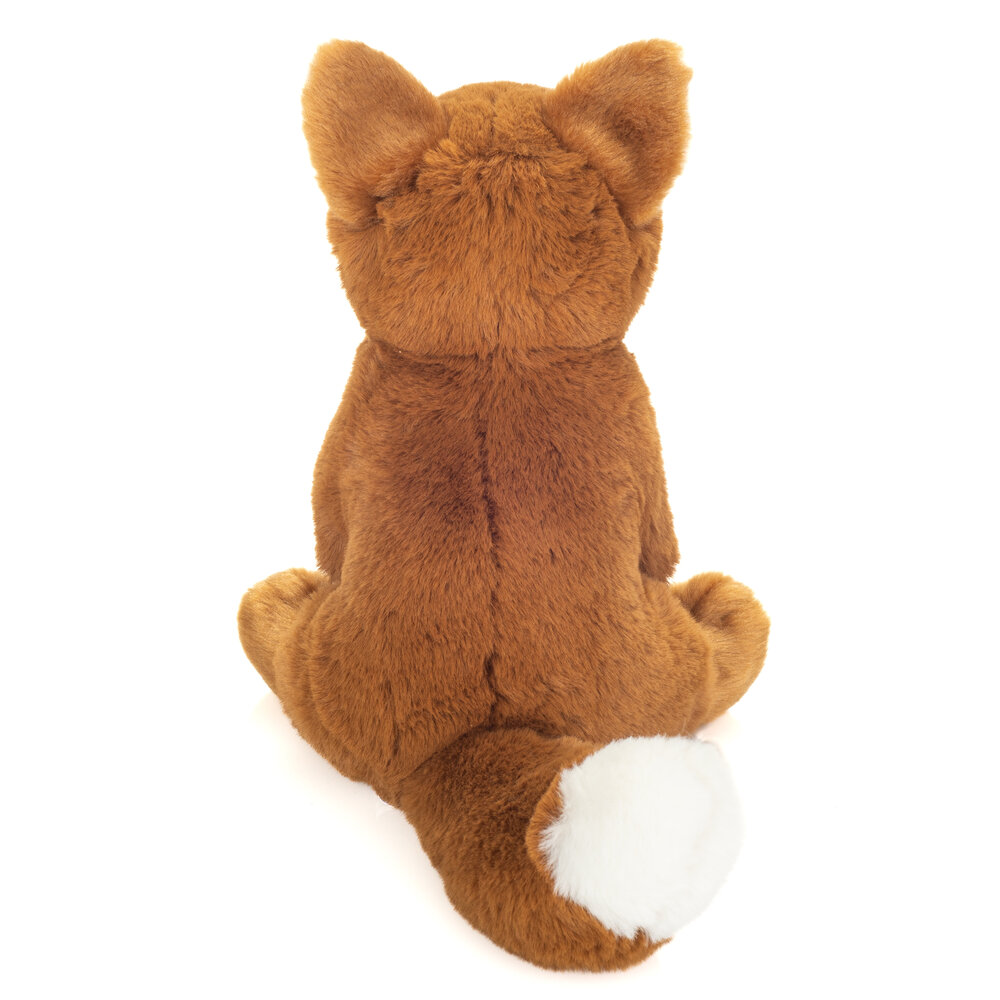 Hermann Teddy Knuffel Vos Zittend 20cm