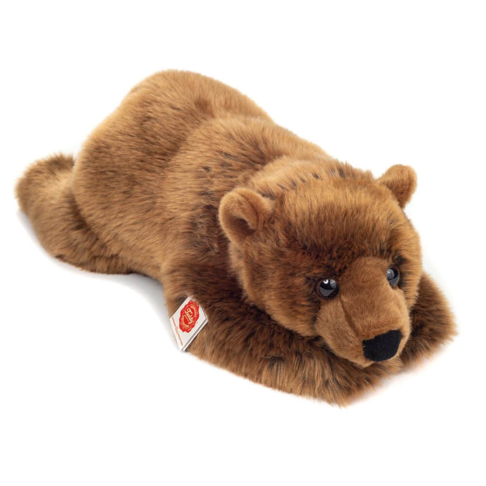 Hermann Teddy Knuffel Bruine Beer Liggend 45cm