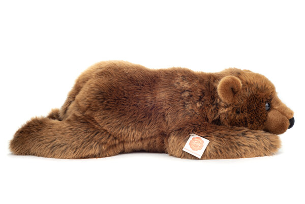 Hermann Teddy Knuffel Bruine Beer Liggend 45cm