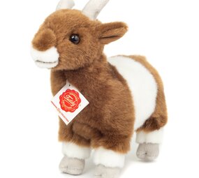 Hermann Teddy Knuffel Geit Bruin Wit 22cm Hermann Teddy Knuffel Geit Bruin Wit 22cm