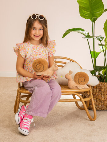 Hermann Teddy Knuffel Slak Lotta 20cm