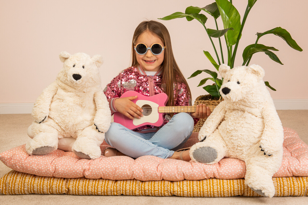 Hermann Teddy Knuffel IJsbeer Jones 50cm