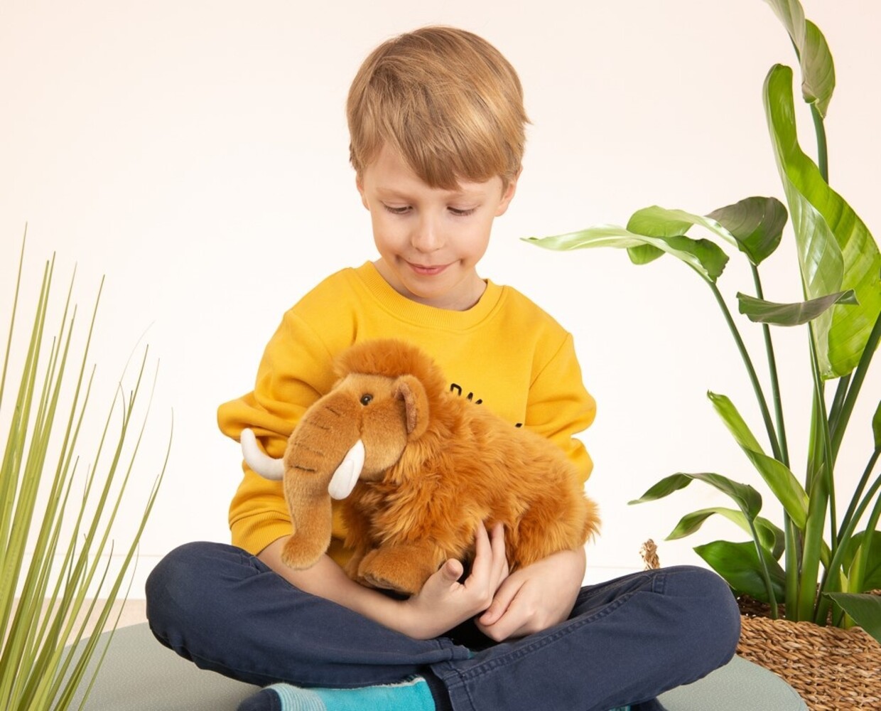 Hermann Teddy Knuffel Mammoet 30cm