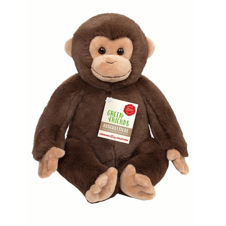 Hermann Teddy Knuffel Aap Zittend 35cm