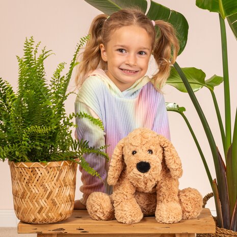 Hermann Teddy Knuffel Hond Beige 40cm Hermann Teddy Knuffel Hond Beige 40cm