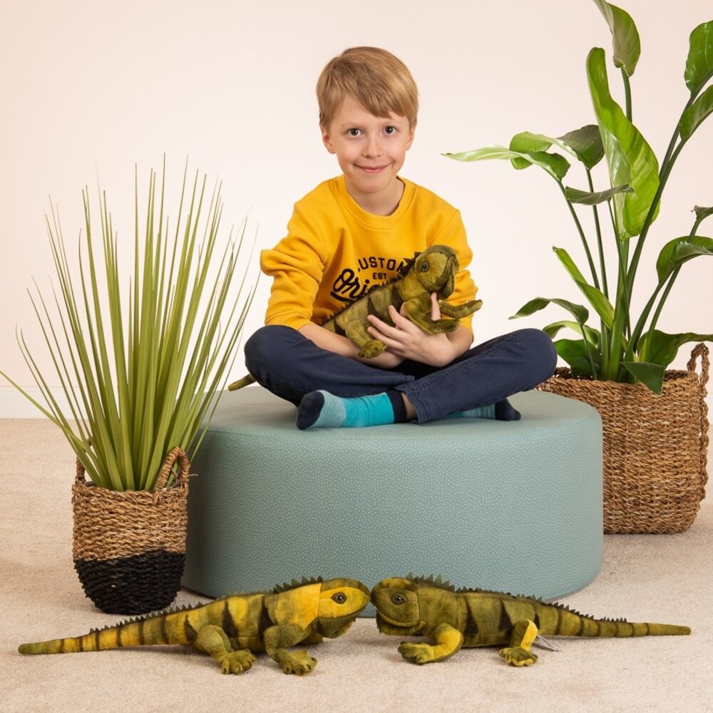 Hermann Teddy Knuffel Leguaan 49cm