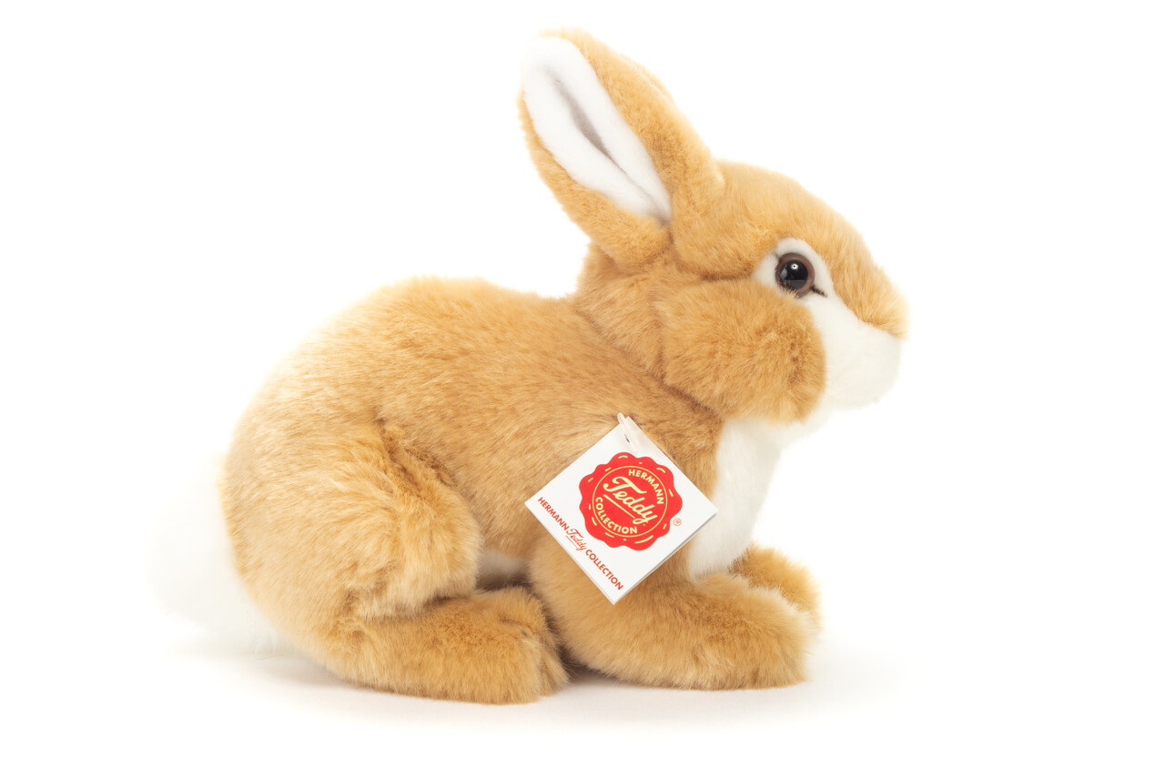 Hermann Teddy Knuffel Haas Zittend Beige 20cm Hermann Teddy Knuffel Haas Zittend Beige 20cm