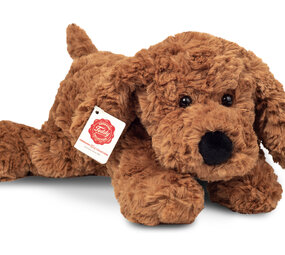Hermann Teddy Knuffel Hond Bruin 28cm