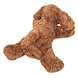 Hermann Teddy Knuffel Hond Bruin 28cm