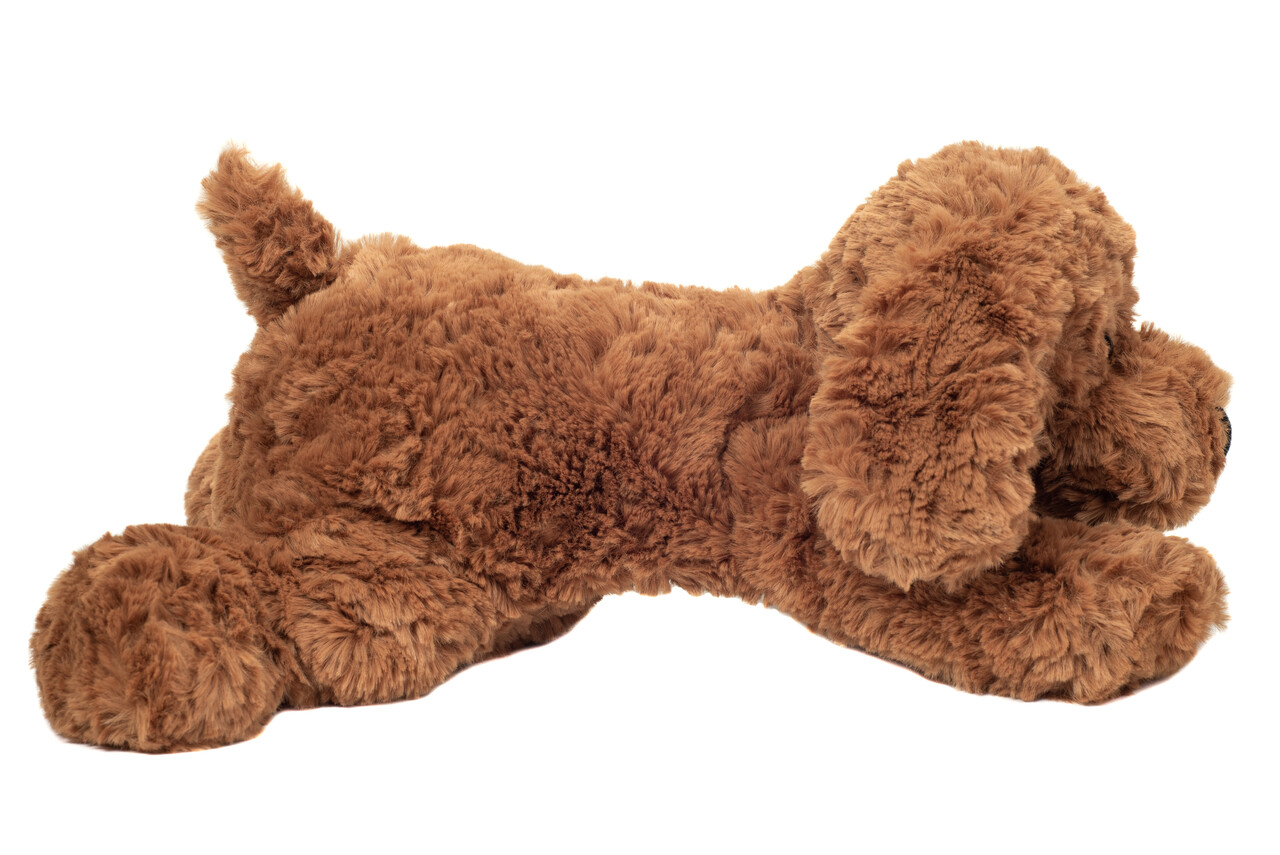 Hermann Teddy Knuffel Hond Bruin 28cm