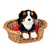 Hermann Teddy Knuffel Berner Sennenhond Zittend 21cm