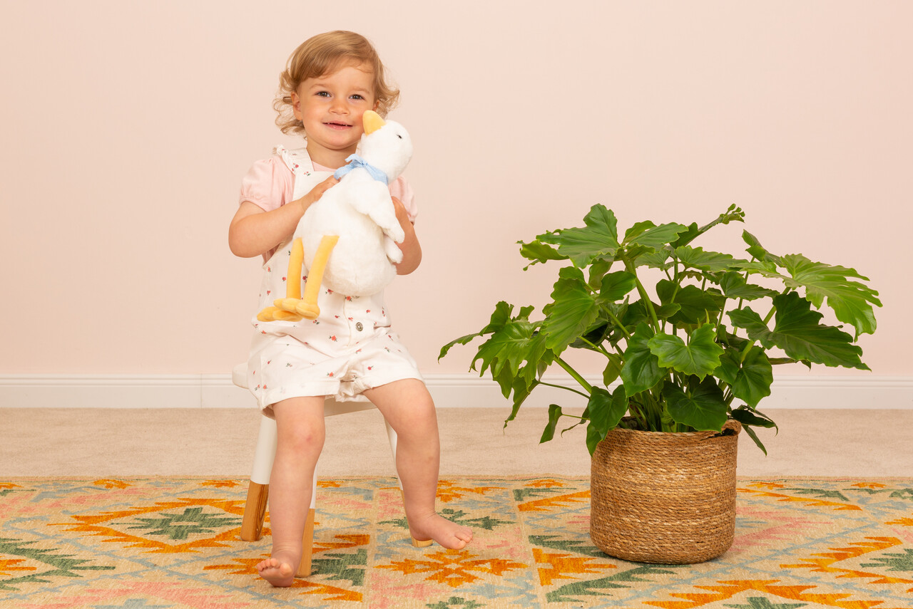 Hermann Teddy Knuffel Eend Elisa 28cm