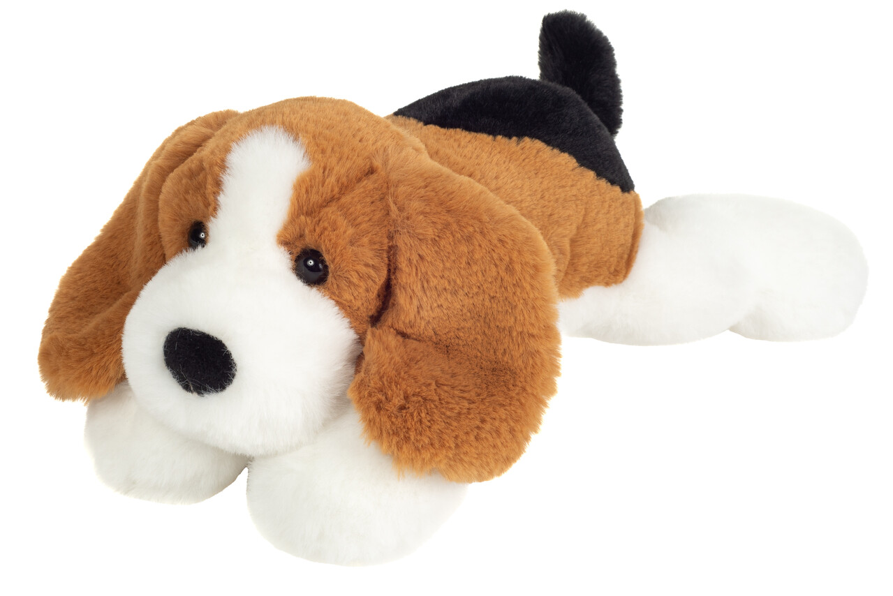Hermann Teddy Knuffel Hond Liggend 29 cm
