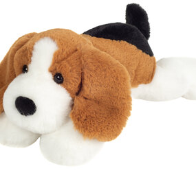 Hermann Teddy Knuffel Hond Liggend 29 cm