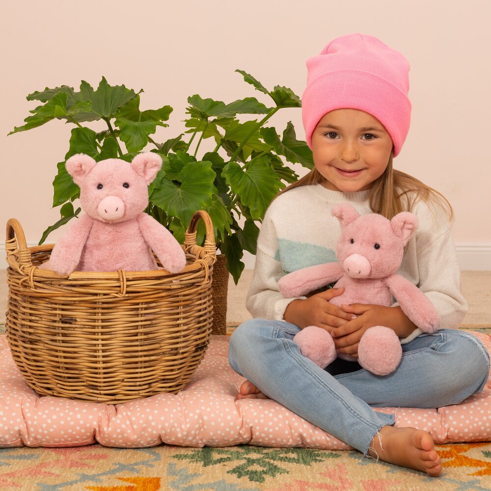 Hermann Teddy Knuffel Varken Ella 32 cm