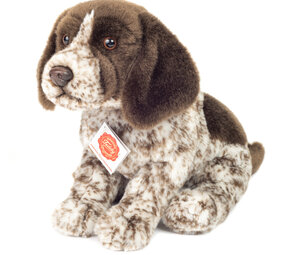 Hermann Teddy Knuffel Hond Duitse Staander 30cm