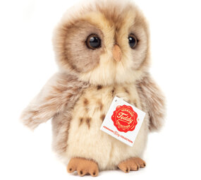 Hermann Teddy Knuffel Uil Lichtbruin 16cm