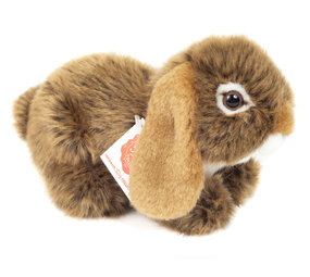 Hermann Teddy Knuffel Konijn Ram Bruin 18cm
