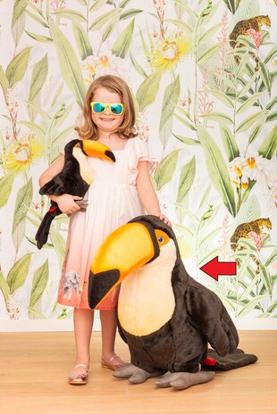 Hermann Teddy Knuffel Toekan 60 cm Hermann Teddy Knuffel Toekan 60 cm