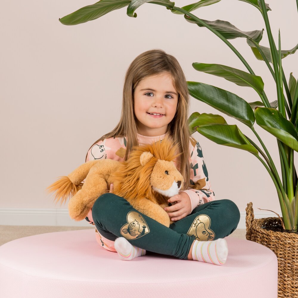 Hermann Teddy Knuffel Leeuw Liggend 33 cm