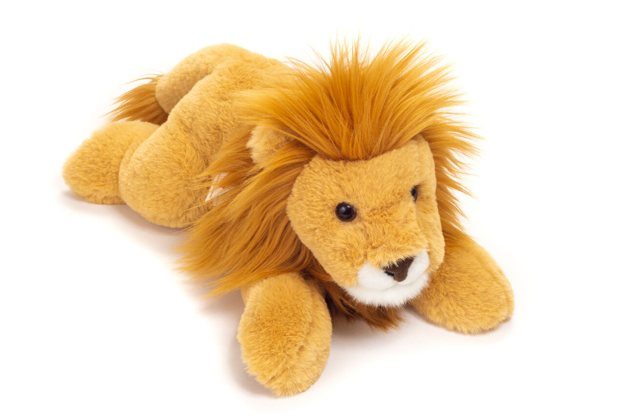 Hermann Teddy Knuffel Leeuw Liggend 33 cm