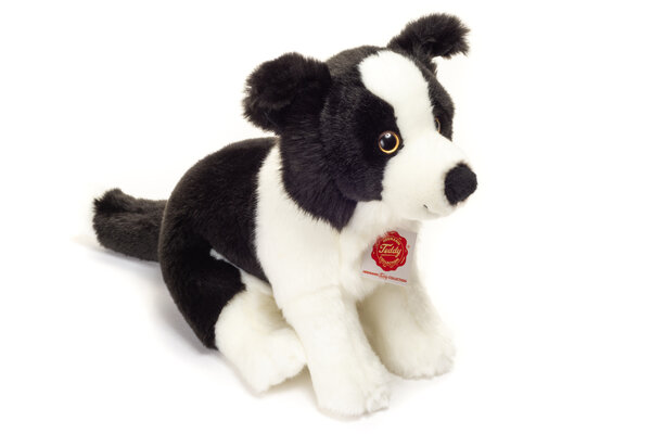 Hermann Teddy Knuffel Hond Border Collie Puppy 24cm