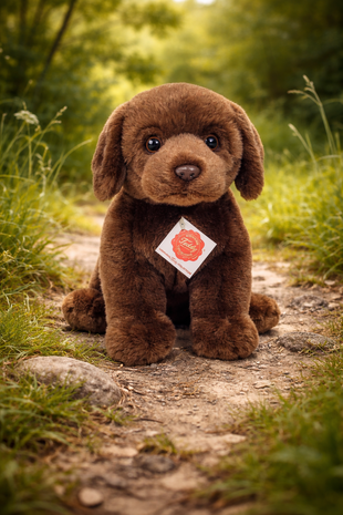 Hermann Teddy Knuffel Hond Labrador Bruin 25cm Hermann Teddy Knuffel Hond Labrador Bruin 25cm