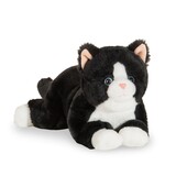 Hermann Teddy Knuffel Kat Zwart 30 cm