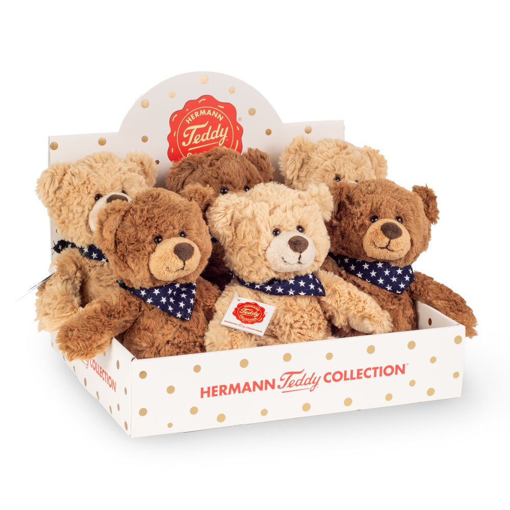 Hermann Teddy Knuffel Teddy 23 cm Beige of Bruin Hermann Teddy Knuffel Teddy 23 cm Beige of Bruin