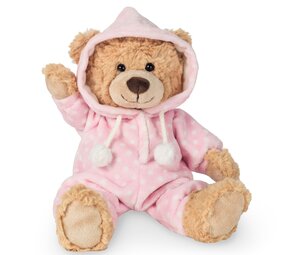 Hermann Teddy Knuffel Beer met Pyjama Roze Hermann Teddy Knuffel Beer met Pyjama Roze