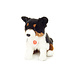 Hermann Teddy Knuffel Hond Border Collie tri-color