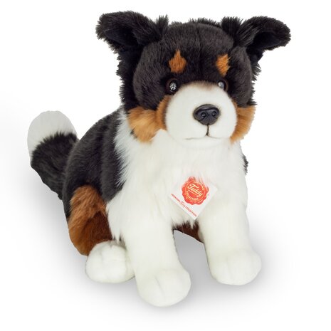 Hermann Teddy Knuffel Hond Border Collie tri-color