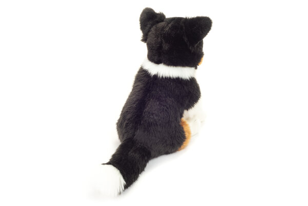 Hermann Teddy Knuffel Hond Border Collie tri-color
